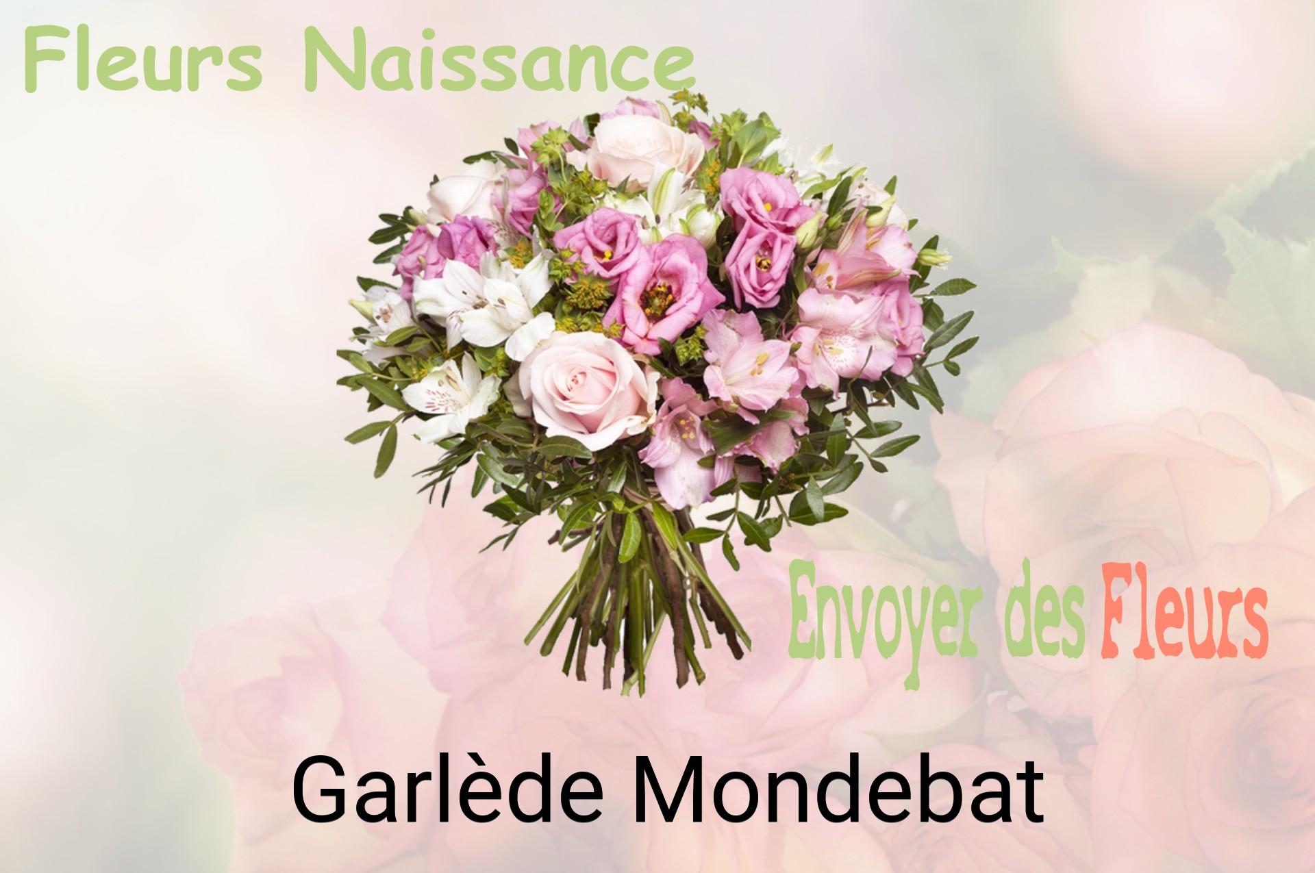Bouquet de fleurs de naissance livré à Garlède-Mondebat